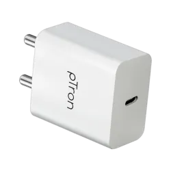 PTron 20 W PD 3 A Wall Charger for Mobile (White)