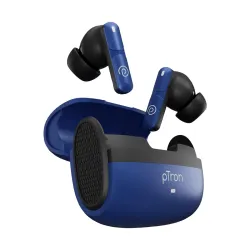 pTron Bassbuds Blaze in-Ear TWS Earbuds w/ 13mm Drivers, 50Hrs Playtime, AI-ENC Clear Calls, Bluetooth V5.4 Wireless Hea
