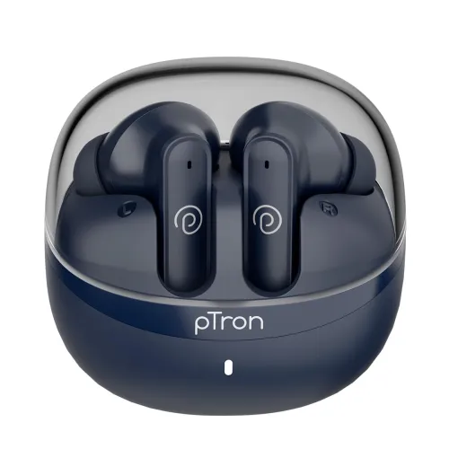 Image of pTron Bassbuds Indie in-Ear TWS Earbuds 45Hrs Playtime
