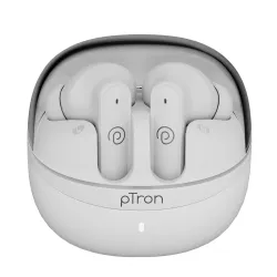 pTron Bassbuds Indie in-Ear TWS Earbuds w/ 10mm Drivers, 45Hrs Playtime
