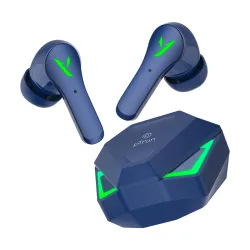 pTron Bassbuds Rogue 50Hrs Playtime Earbuds (Blue)