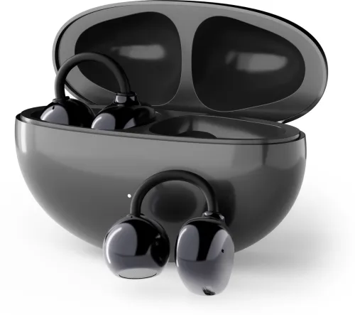 Image of PTron Bassbuds Verse Earclips w/ 50Hrs Playtime, HD Mic & AI-ENC, Custom EQ