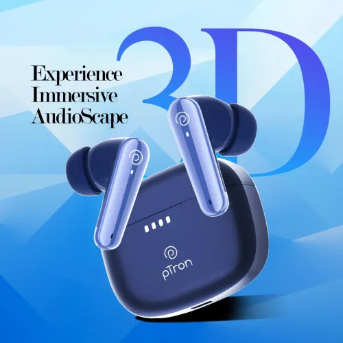 Image of pTron Basspods Tour TWS Earbuds