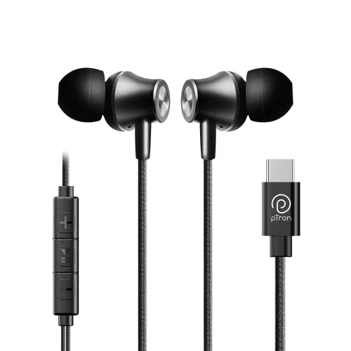 Image of pTron Boom Play in Ear Type C Wired Headphones