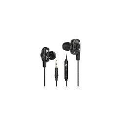 pTron Boom Ultima V2 Gaming Earphones with Mic (Black)