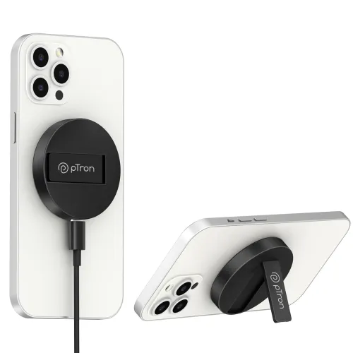 Image of pTron Dynamo Ring V2 15W Magnetic Wireless Charger
