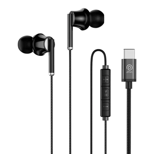 Image of pTron Ear Type C Wired Earphones