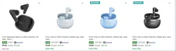 Ptron Earbuds starting From ₹549