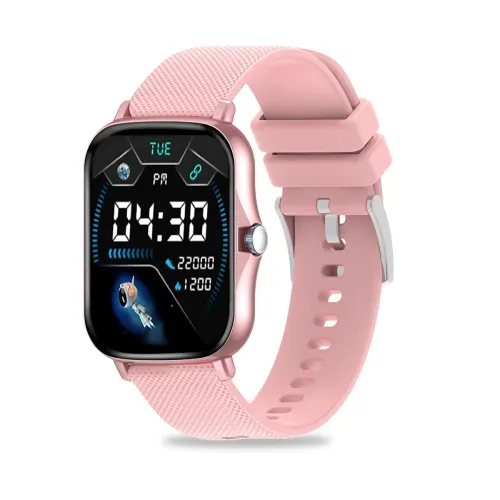 Image of pTron Force X10e Smartwatch with 1.7\' Full Touch Color Display, 24/7 Heart Rate