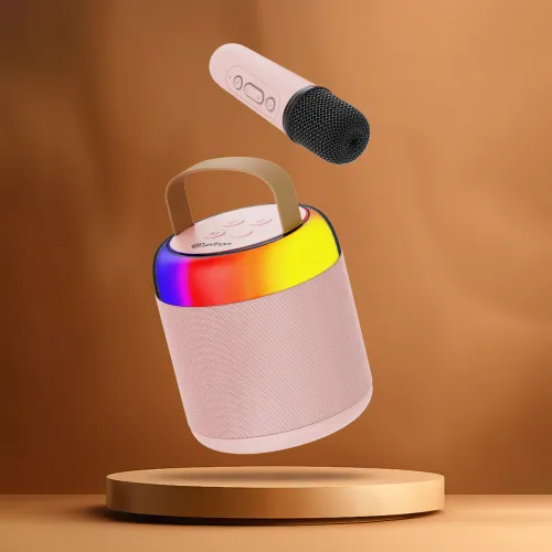 Image of PTron Funk Mojo 16W Bluetooth Speaker with Karaoke Mic