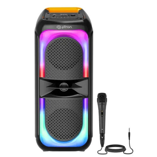 Image of pTron Fusion Beats 40W Karaoke Bluetooth Party Speaker 