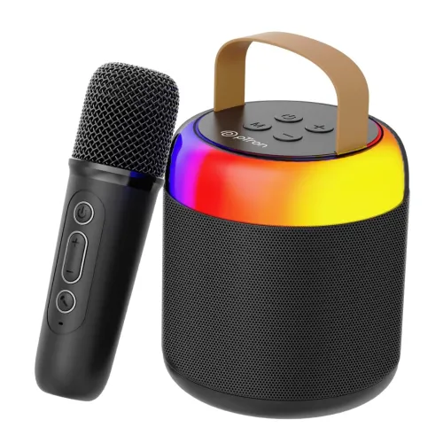 Image of pTron Fusion Bliss 16W Speaker – RGB, Mic, 6Hrs Playtime