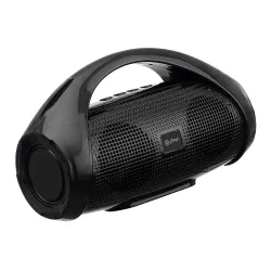 pTron Fusion Go 10W Portable Bluetooth Speaker with 6Hrs Playtime, Immersive Sound, Auto-TWS Function, Supports BT/USB/SD Card/AUX Playback & Lightweight (Obsidian)