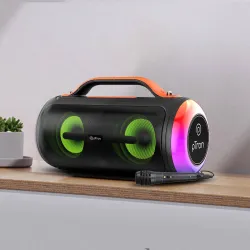 PTron Fusion Octane with 40W Pristine Sound, Karaoke Mic.