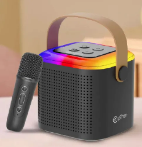 Image of Ptron Fusion Tunes 10W Bluetooth Speaker (Karaoke Mic)