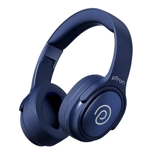 Image of pTron Studio Pro w/ 65Hrs Playtime, Wireless Over Ear Headphones