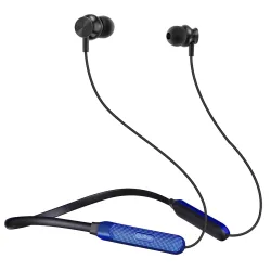 pTron Tangent Duo Bt 5.2 Headphones (Black / Blue)