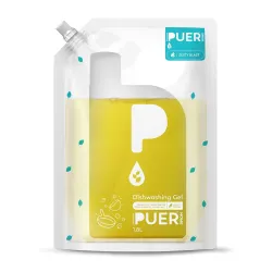 PUER Dishwashing Gel Zesty Blast 1800ml Refill Pouch 