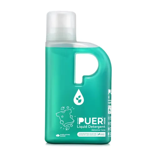 Image of PUER Liquid Detergent Advance Care Everlasting Bloom 500ml for Front & Top Load Washing Machine | Plant Based & Eco Frie