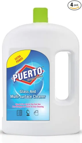 Image of Puerto 1 Ltr (Pack of 4) Glass and Surface Cleaner