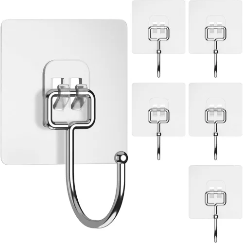 Image of PUERTO Adhesive Wall Hooks (10 Pack)