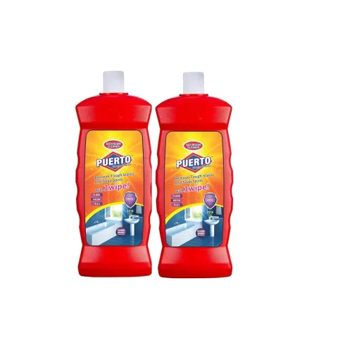Image of Puerto Bathroom Cleaner - 1 Ltr (Pack of 2)| Suitable for Bathroom floors, Slabs, Wall tiles, Sinks