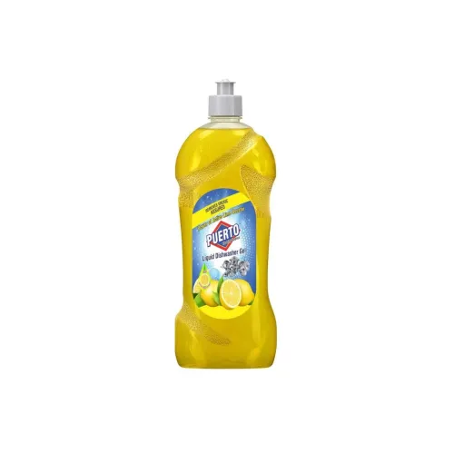 Image of Puerto Dishwash Gel Refill Can, (Lemon) - 750 ml (Pack of 3