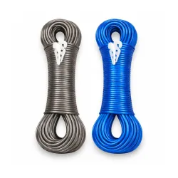 PulGos 20M PVC Coated Clothesline Rope (Pack of 2) with Hooks – Heavy Duty Steel Wire