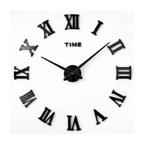 Image of PulGos 90cm Giant DIY 3D Roman Numeral Wall Clock!