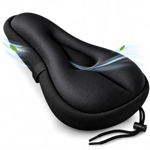 Image of PulGos Washable Cycle Seat Cover Gel Padded