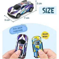 Pull Back Toy Cars Set of 8 