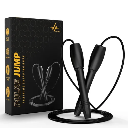 Image of PulseITJump Adjustable Skipping Rope for Men & Women