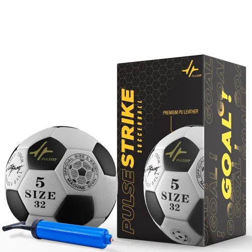 Image of PulseITStrike Football Professional Match Ball Size 5 Stitched Standard Training Football