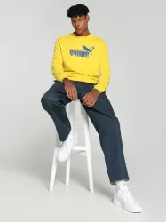 Puma Brand Logo Graphic Printed Crew Neck Sweatshirt