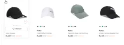 Puma Caps Minimum 60% Discount