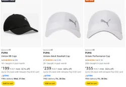 Puma caps Starting @ ₹199