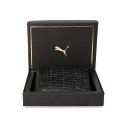 Puma | Classic Durable Leather Wallet | Black | OSFA