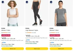 Puma Clothing at minimum 70% Discount