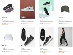 Puma Clothing & Footwears Upto 75% Discount