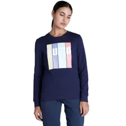 Puma Cotton Women Crew Neck Sweatshirt