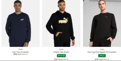 PUMA Crew Neck Sweatshirt Upto 80% OFF
