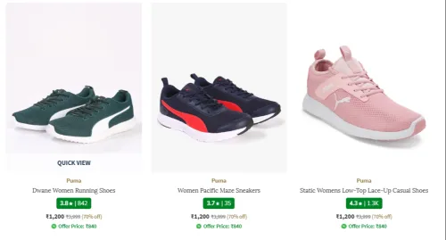Image of Puma D2C Fashion at minimum 70% Discount
