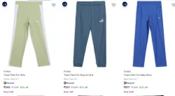 PUMA Kids Track Pants at minimum 62% Discount