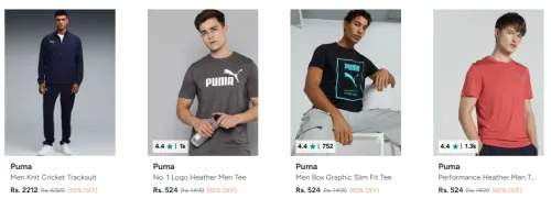 Image of Puma Men Clothes Minimum 60% Discount