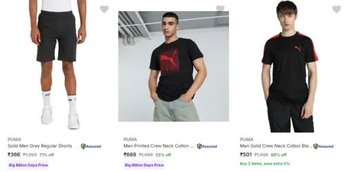 Image of Puma Men Clothes up to 71% Discount