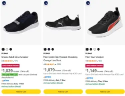 Puma Men Coarse Running Shoe at minimum 70% Discount