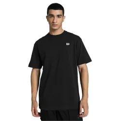 Puma Men Cotton Solid Relaxed Fit T-Shirt