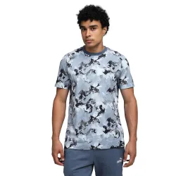 PUMA , Men, ESS CAMO AOP Tee, Dark Indigo, M (68936980)