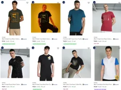 PUMA Mens Clothing at minimum 70% Discount