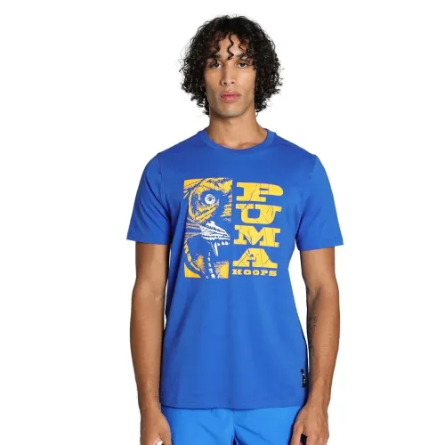 Image of Puma Men's Cotton Regular Fit T-Shirt